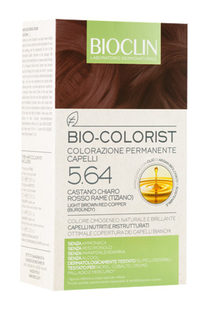 BIOCLIN BIO COLORIST 5,64 CASTANO CHIARO ROSSO RAME TIZIANO - Angeli Pharm