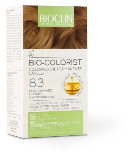 BIOCLIN BIO COLORIST 8,3 BIONDO CHIARO DORATO - Angeli Pharm