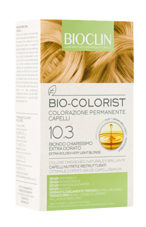 BIOCLIN BIO COLORIST 10,3 BIONDO CHIARISSIMO EXTRA DORATO - Angeli Pharm