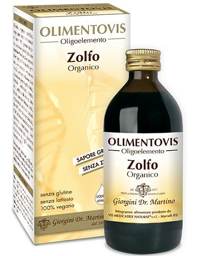 ZOLFO ORGANICO OLIMENTOVIS 200 ML - Angeli Pharm