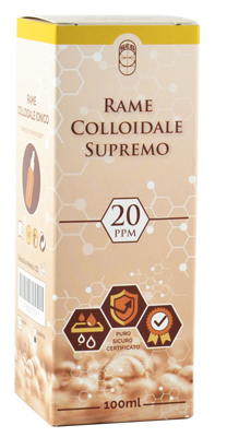 RAME COLLOIDALE SUPREMO 20PPM 100 ML - Angeli Pharm