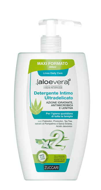 ALOEVERA2 DETERGENTE INTIMO ULTRADELICATO 400 ML - Angeli Pharm