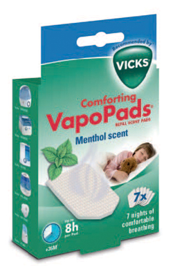 VICKS VAPOPADS MENTHOL SCENT 7 PEZZI - Angeli Pharm
