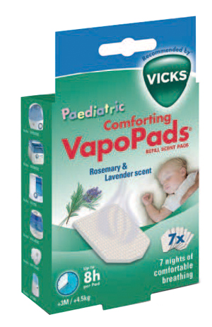 VICKS VAPOPADS ROSEMARY & LAVENDER SCENTE 7 PEZZI - Angeli Pharm