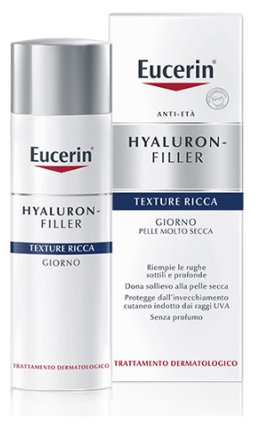 EUCERIN HYALURON-FILLER TEXTURE RICCA GIORNO 50 ML - Angeli Pharm