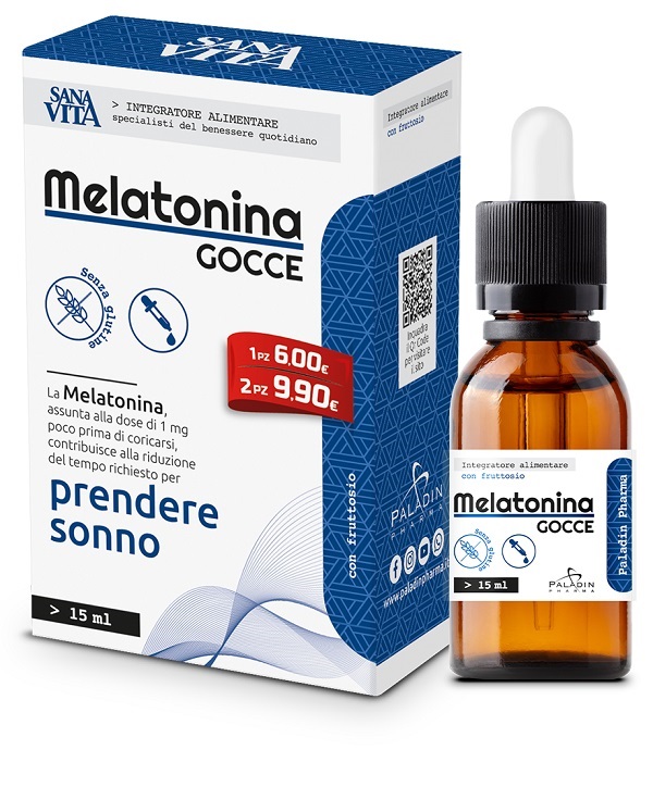 SANAVITA MELATONINA GOCCE 15 ML - Angeli Pharm