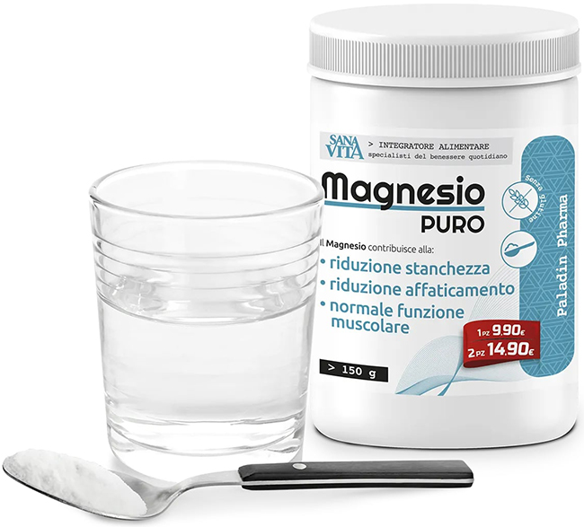 SANAVITA MAGNESIO PURO 150 G - Angeli Pharm