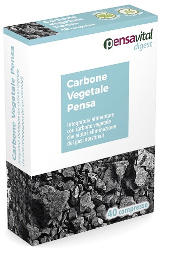 CARBONE VEGETALE PENSA 40 COMPRESSE - Angeli Pharm