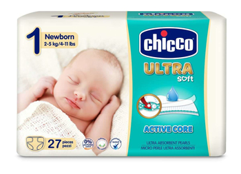 CHICCO PANNOLINO ULTRA CHICCHO NEWBORN 27 X 10 - Angeli Pharm