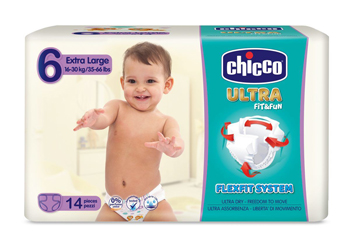 CHICCO PANNOLINO ULTRA XL 14 PEZZI - Angeli Pharm