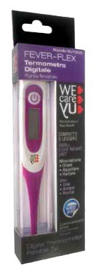 TERMOMETRO DIGITALE FLESSIBILE WECAREYU FEVER FLEX TERM 1 PEZZO - Angeli Pharm