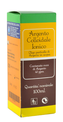 ARGENTO COLLOIDALE IONICO 40PPM CERTIFICATO SPRAY CON CONTAGOCCE 100 ML - Angeli Pharm