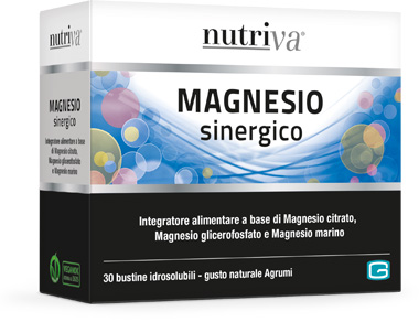 NUTRIVA MAGNESIO SINERGICO 30 BUSTINE - Angeli Pharm