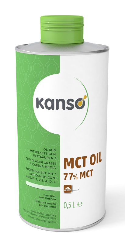 KANSO MCT OIL 77% OLIO DI ACIDI GRASSI 500 ML - Angeli Pharm