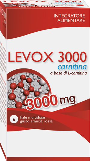 LEVOX 3000 CARNITINA 6 FLACONCINI DA 25 ML - Angeli Pharm