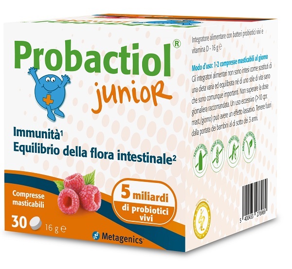 PROBACTIOL JUNIOR 30 COMPRESSE MASTICABILI NEW - Angeli Pharm
