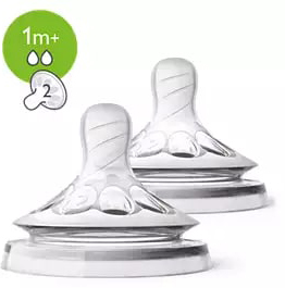 AVENT 2 TETTARELLE NATURAL FLUSSO LENTO 2 FORI - Angeli Pharm