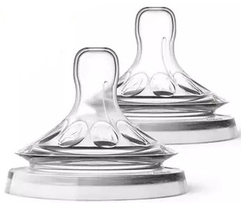AVENT 2 TETTARELLE NATURAL FLUSSO ABBONDANTE 4 FORI - Angeli Pharm