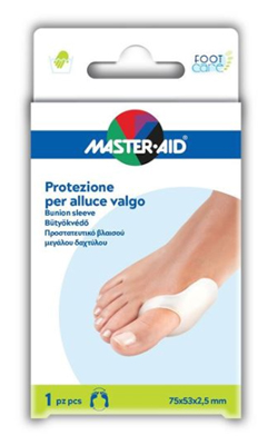 PROTEZIONE IN GEL MASTER-AID FOOTCARE PER ALLUCE VALGO 1 PEZZO D6 - Angeli Pharm
