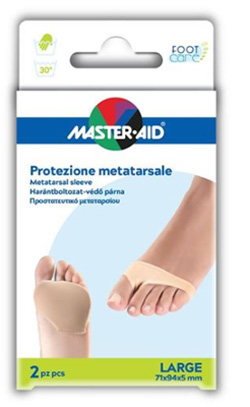 PROTEZIONE IN GEL E TESSUTO MASTER-AID FOOTCARE PER METATARSO LARGE 2 PEZZI G3 - Angeli Pharm