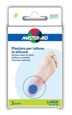 TALLONIERA IN DUE TIPOLOGIE DI SILICONE MASTER-AID FOOTCARE LARGE 2 PEZZI F4 - Angeli Pharm