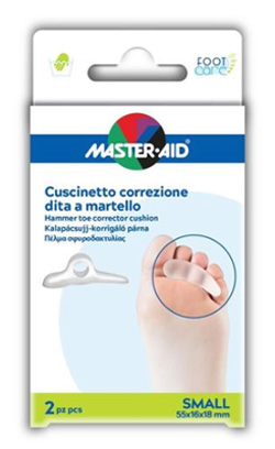 CORRETTORE DITA A MARTELLO MASTER-AID FOOTCARE SMALL 2 PEZZI C12 - Angeli Pharm