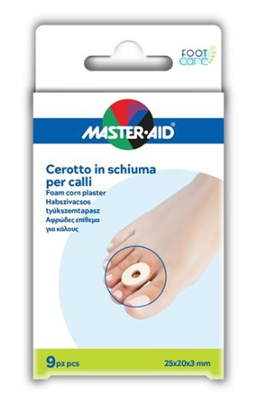 CEROTTO CALLI MASTER-AID FOOTCARE IN SCHIUMA PU 3 MM 9 PEZZI B9 - Angeli Pharm
