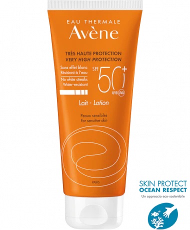 EAU THERMALE AVENE SOLARE LATTE SPF50+ 100 ML NUOVA FORMULA - Angeli Pharm