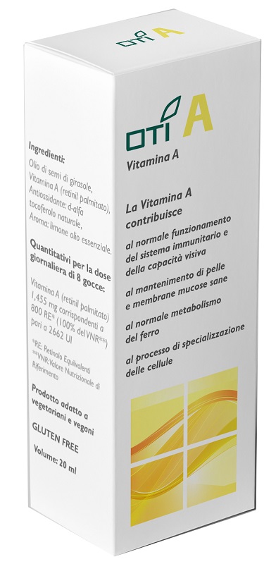 OTI A VITAMINA A GOCCE 20 ML - Angeli Pharm