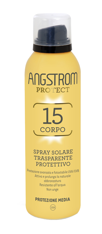 ANGSTROM PROTECT 15 CORPO SPRAY SOLARE TRASPARENTE 150 ML - Angeli Pharm