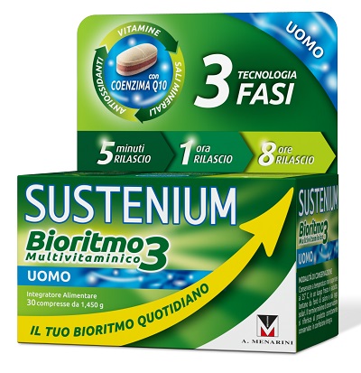 SUSTENIUM BIORITMO3 UOMO ADULTO 30 COMPRESSE - Angeli Pharm