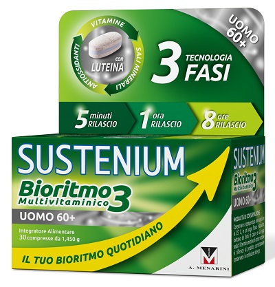SUSTENIUM BIORITMO3 UOMO 60+ 30 COMPRESSE - Angeli Pharm