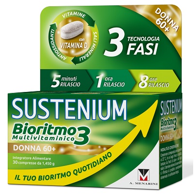 SUSTENIUM BIORITMO3 DONNA 60+ 30 COMPRESSE - Angeli Pharm