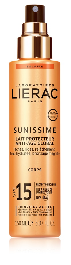 LIERAC SUNISSIME LATTE CORPO SPF15 150 ML - Angeli Pharm