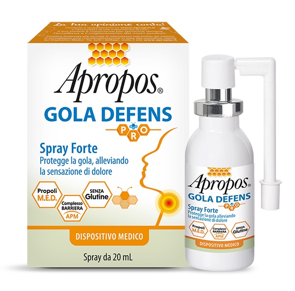APROPOS GOLA DEFENS PRO SPRAY NO ALCOL 20 ML - Angeli Pharm