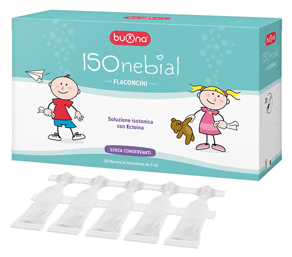 ISONEBIAL FLACONCINI SOLUZIONE ISOTONICA 0,9% CON AGGIUNTA DI ECTOINA 20X5 ML - Angeli Pharm