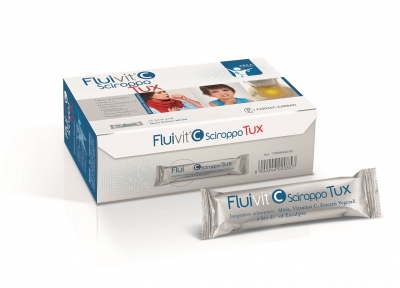 FLUIVIT C SCIROPPO TUX 12 STICK PACK DA 10 ML - Angeli Pharm