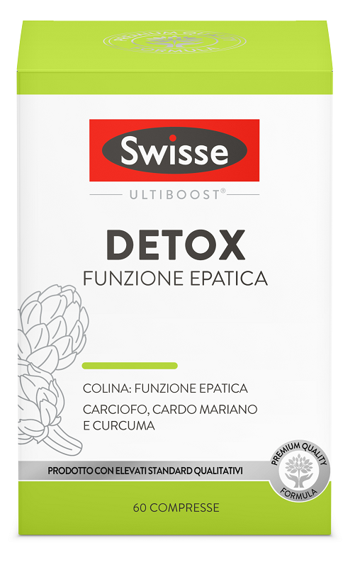 SWISSE DETOX FUNZIONE EPATICA 60 COMPRESSE DA 1085 MG - Angeli Pharm