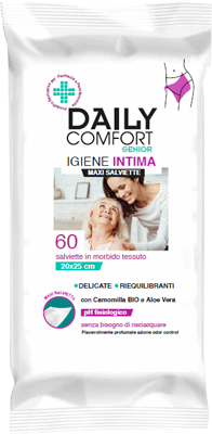DAILY COMFORT SENIOR PANNI DETERGENTI IGIENE INTIMA 60 PEZZI - Angeli Pharm