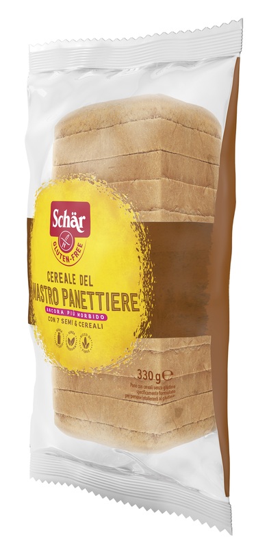 SCHAR CEREALE DEL MASTRO PANETTIERE PANE CON CEREALI SENZA LATTOSIO 330 G - Angeli Pharm