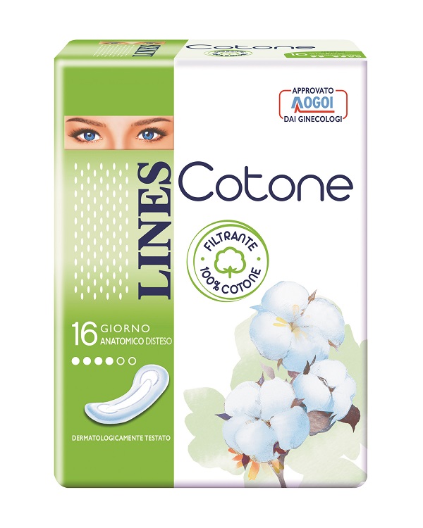LINES COTONE NON ULTRA ANATOMICI DISTESI 16 PEZZI - Angeli Pharm