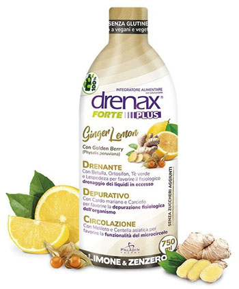 DRENAX FORTE PLUS GINGER LEMON 750 ML - Angeli Pharm