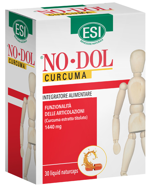 ESI NO DOL CURCUMA 30 NATURCAPS LIQUID - Angeli Pharm