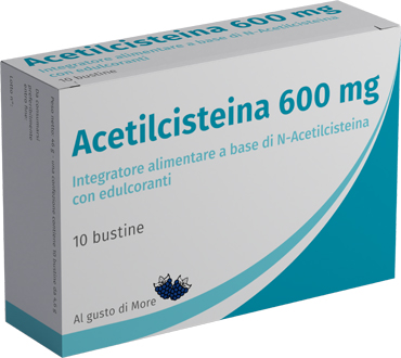 ACETILCISTEINA 600 MG GUSTO MORA 10 BUSTINE - Angeli Pharm