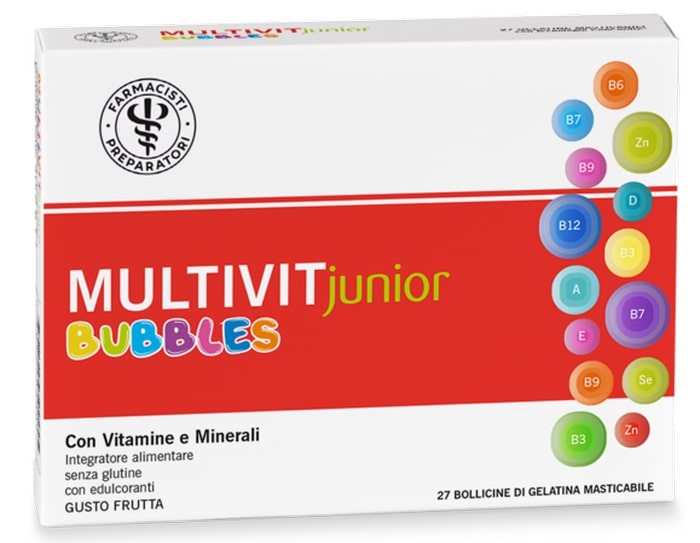 LFP MULTIVIT JR BUBBLES 27 GEL - Angeli Pharm
