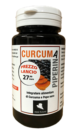 CURCUMA+PIPERINA 60 CAPSULE - Angeli Pharm