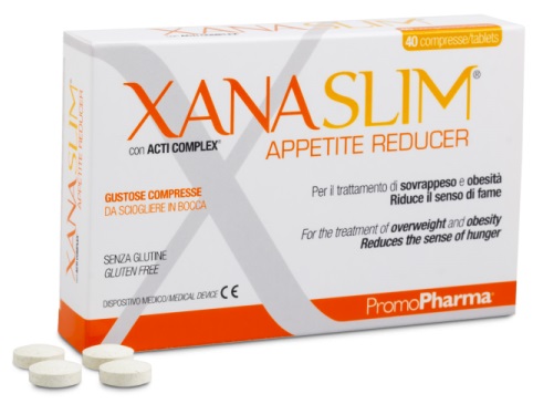 XANASLIM APPETITE REDUCER 40 COMPRESSE MASTICABILI - Angeli Pharm