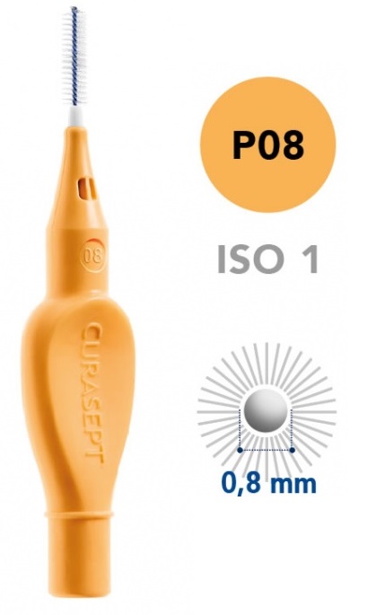 CURASEPT PROXI P08 ARANCIO CHIARO/TANGERINO 5 PEZZI - Angeli Pharm