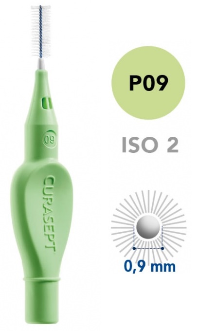CURASEPT PROXI P09 VERDE CHIARO/LIGHT GREEN 5 PEZZI - Angeli Pharm