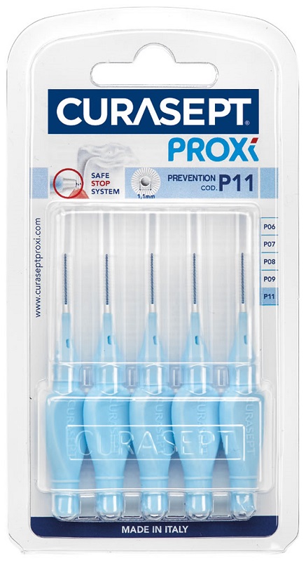 CURASEPT PROXI P11 AZZURRO/LIGHT BLUE 5 PEZZI - Angeli Pharm